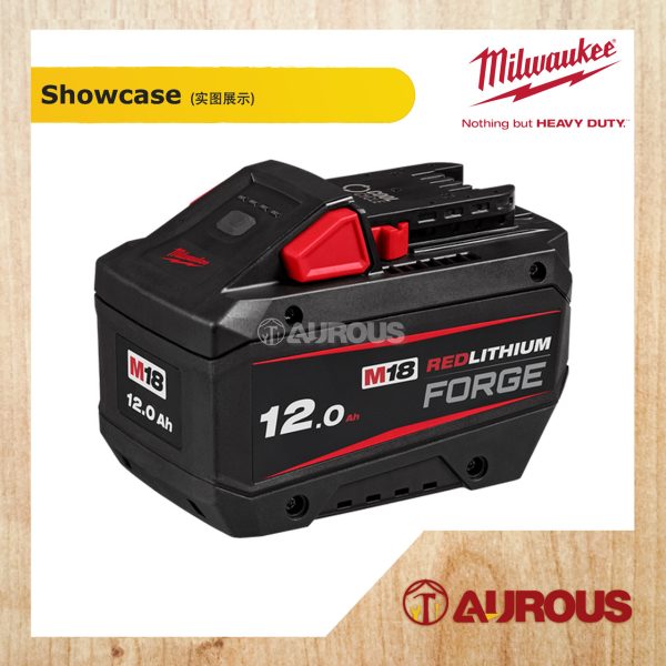 MILWAUKEE M18 RED LITHIUM FORGE 12.0Ah BATTERY M18 FB12 ASIA - Image 2
