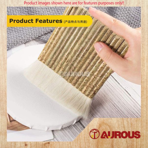 BAMBOO HANDLE WOOL BRUSH FOR PAINTING SHELLAC AND VARNISH (10 , 12 , 14, 16 , 18 STICKS) - Image 8