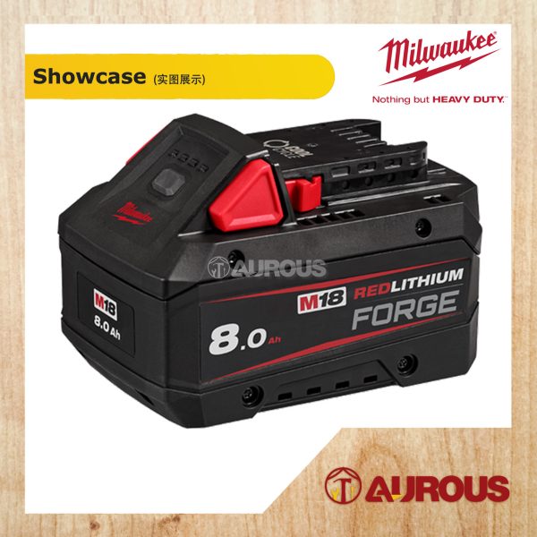 MILWAUKEE M18 RED LITHIUM FORGE 8.0Ah BATTERY M18 FB8 ASIA - Image 2