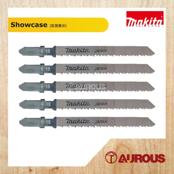 MAKITA WOOD JIG SAW BLADE B-19 DECO.VENEER A-85715 (5PC/SET) T101BR - Image 3