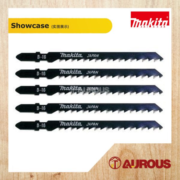 MAKITA WOOD JIG SAW BLADE B-16 WOOD FAST A-85684 (5PC/SET) T144D - Image 3