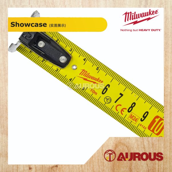 MILWAUKEE COMPACT MEASURING TAPE 10M MAGNETIC 4932464601 - Image 4
