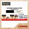 SMART EPOXY HIGH PERFORMANCE COATING EXTERIOR FLAKES COMPLETE SET (PRIMER BLACK 03 + TOPCOAT + FLAKE + ANTI-SLIP POLYMER)