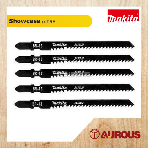 MAKITA WOOD JIG SAW BLADE BR-13 WOOD FINISH A-85793 (5PC/SET) T101B - Image 2