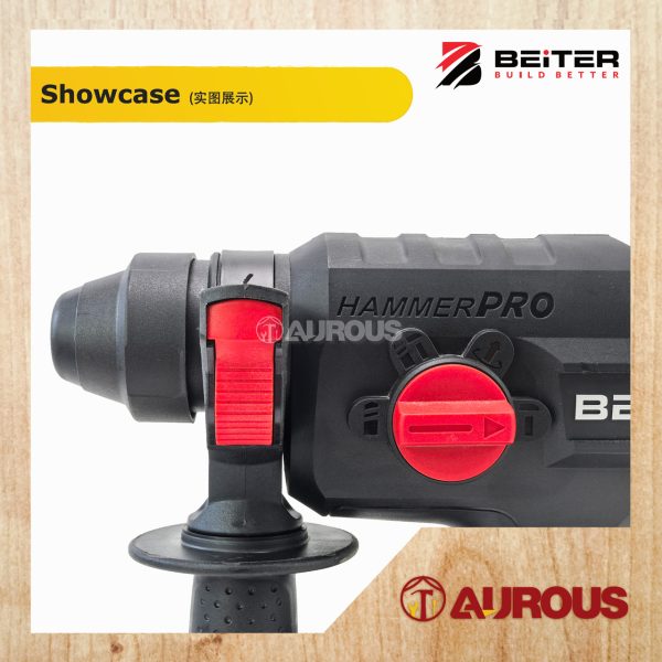 BEITER 20V CORDLESS BRUSHLESS 3 MODE ROTARY HAMMER DRILL 2.0J 22MM BRH70-20V (SET) - Image 5