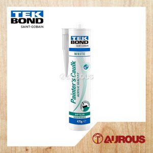 TEKBOND PAINTER’S CAULK ACRYLIC GAP FILLER SEALANT (INTERIOR & EXTERIOR) WHITE 475G