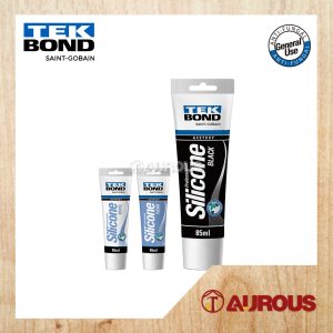 TEKBOND ACETOXY HI PERFORMANCE SILICONE SEALANT FOR GENERAL PURPOSE 85ML (BLACK, CLEAR, WHITE)