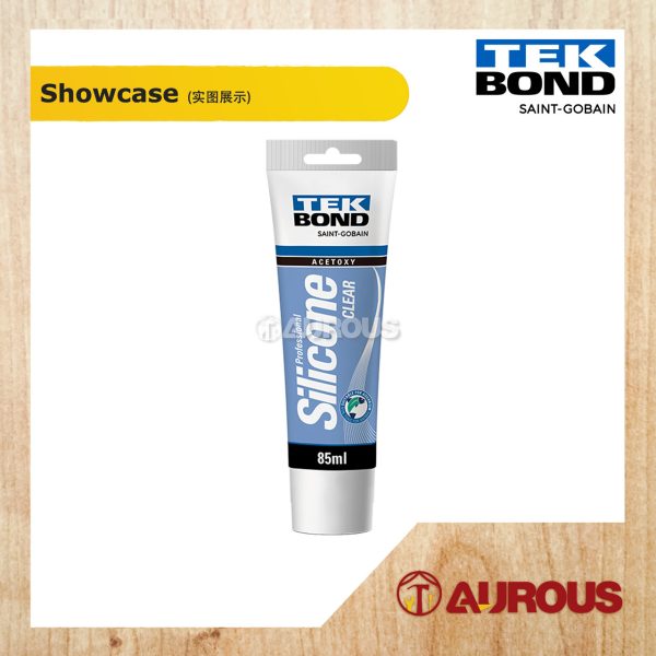 TEKBOND ACETOXY HI PERFORMANCE SILICONE SEALANT FOR GENERAL PURPOSE 85ML (BLACK, CLEAR, WHITE) - Image 3