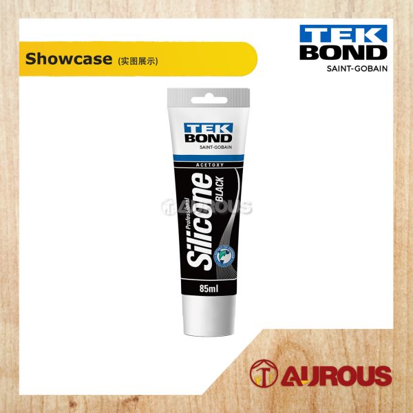 TEKBOND ACETOXY HI PERFORMANCE SILICONE SEALANT FOR GENERAL PURPOSE 85ML (BLACK, CLEAR, WHITE) - Image 2