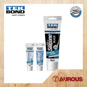 TEKBOND NEUTRAL SANITARY SILICONE SEALANT FOR BATHROOM & KITCHEN 85ML (BLACK, CLEAR, WHITE)