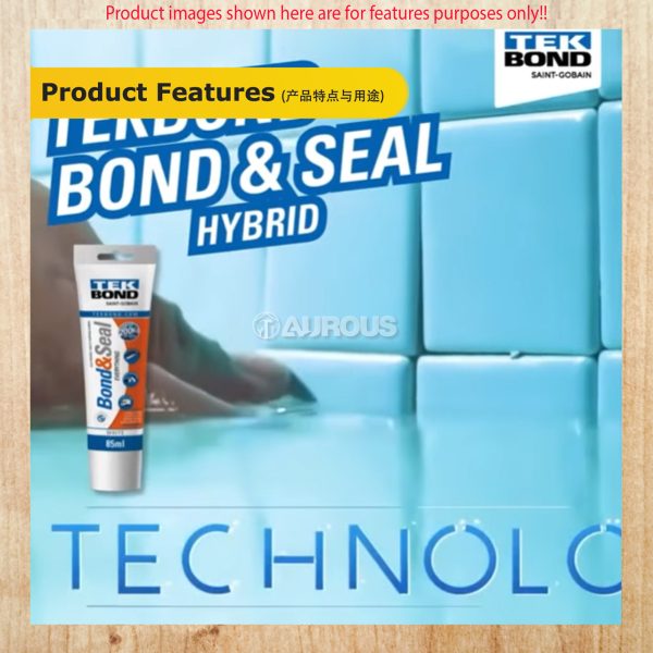 TEKBOND BOND & SEAL HYBRID MS SEALANT - WHITE 280ML - Image 3