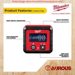 MILWAUKEE MAGNETIC DIGITAL ANGLE GAUGE TOOL (48-22-5602) - Image 4