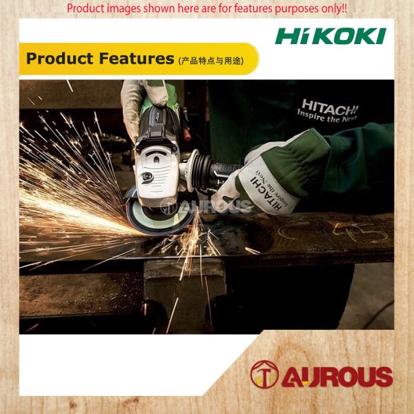 HIKOKI MACHINE ANGLE GRINDER G10SS2 600W - Image 8