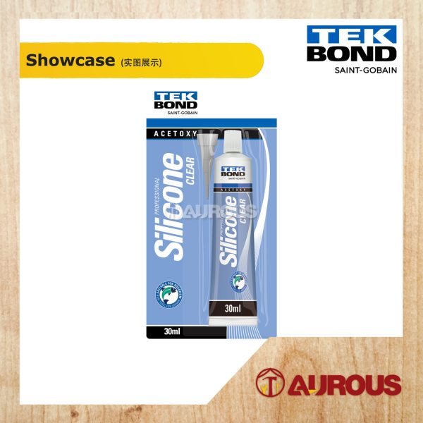 TEKBOND ACETOXY HI PERFORMANCE SILICONE SEALANT FOR GENERAL PURPOSE 30ML (BLACK, CLEAR, WHITE) - Image 2