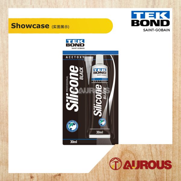 TEKBOND ACETOXY HI PERFORMANCE SILICONE SEALANT FOR GENERAL PURPOSE 30ML (BLACK, CLEAR, WHITE) - Image 3