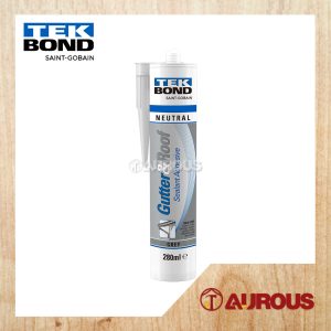 TEKBOND NEUTRAL GUTTER AND ROOF HYBRID SILICONE POLYMER SEALANT - GREY 280ML