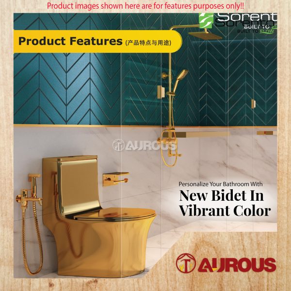 SORENTO SRT95SS HAND BIDET C/W 1.2M PVC FLEXIBLE HOSE SPRAY SET WITH HOLDER (SRT95SS-FRG / SRT95SS-GM) - Image 5