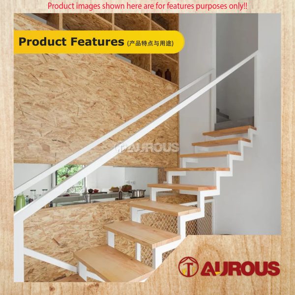 OSB BOARD SUPERFINISHED (ROUGH WOODGRAIN SURFACE) PAPAN OSB CUT TO SIZE (THICKNESS : 9MM/12MM) (PER PIECE) DELIVERY KLANG VALLEY AREA ONLY - Image 6
