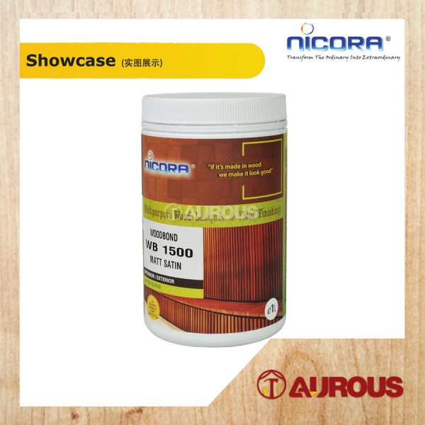 NICORA WOODBOND (WB 1500 MATT SATIN / WB 1000 GLOSSY) 1L - Image 3
