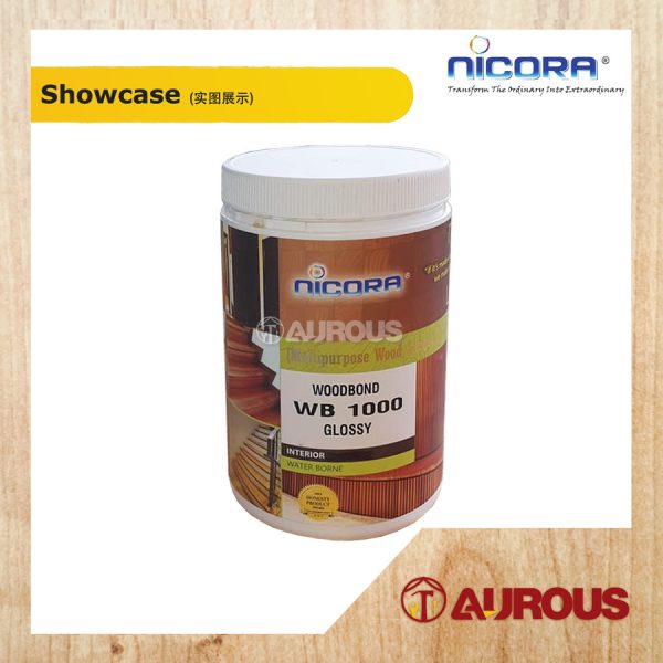NICORA WOODBOND (WB 1500 MATT SATIN / WB 1000 GLOSSY) 1L - Image 2