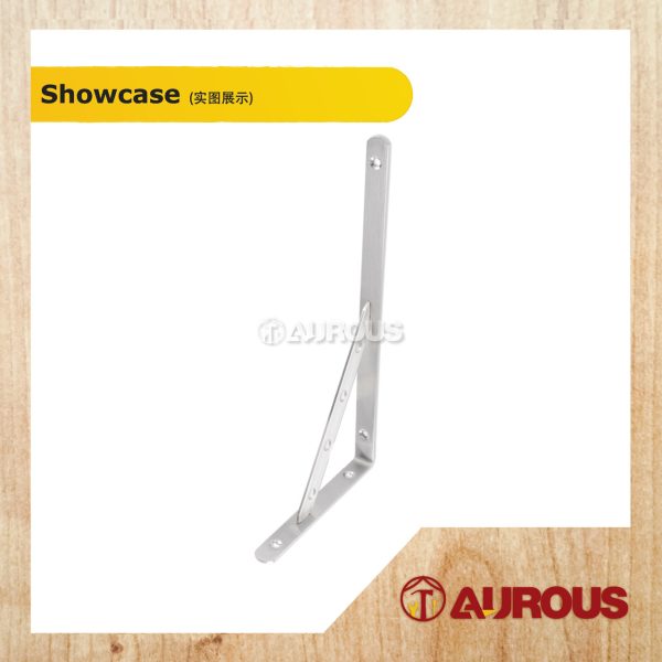 H/D STAINLESS STEEL SHELF BRACKET (6'' x 4'' / 10'' x 6'' / 12 x 6 1/2'' / 14'' x 9'')  (1 PIECE) - Image 5