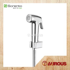 SORENTO HAND BIDET C/W 1.2M PVC FLEXIBLE HOSE SPRAY SET WITH HOLDER SRT83-CR (CHROME)