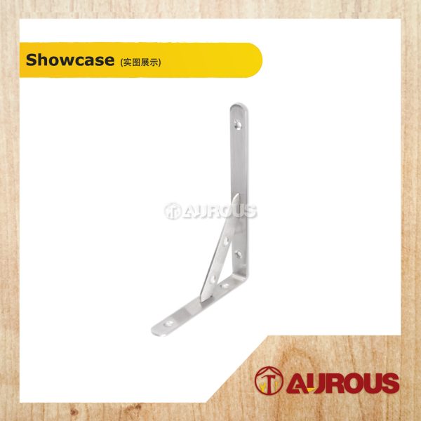 H/D STAINLESS STEEL SHELF BRACKET (6'' x 4'' / 10'' x 6'' / 12 x 6 1/2'' / 14'' x 9'')  (1 PIECE) - Image 3
