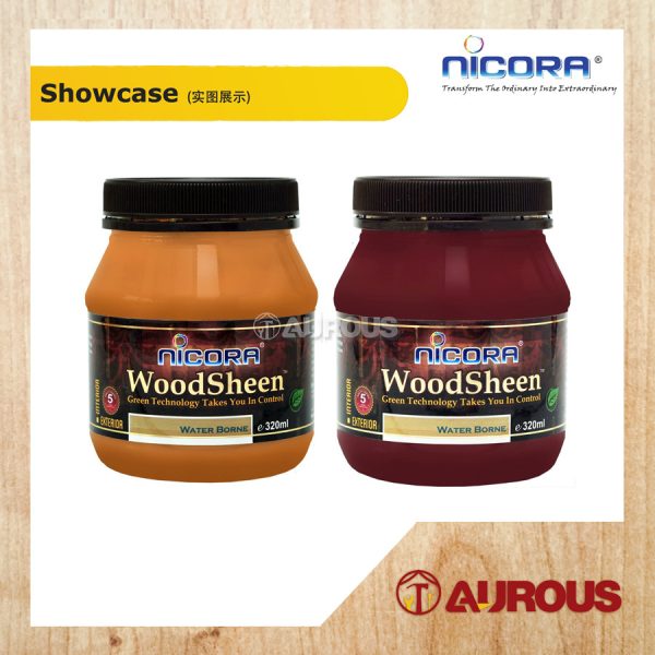 NICORA WOODSHEEN WATER BASED LACQUER 320ML - Image 2