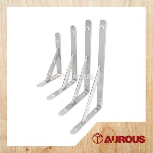 H/D STAINLESS STEEL SHELF BRACKET (6'' x 4'' / 10'' x 6'' / 12 x 6 1/2'' / 14'' x 9'')  (1 PIECE)