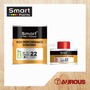 SMART EPOXY HP 2K EXTERIOR INTERIOR COATING 2K PU FINISH 22 A+B 1 LITRE (CLEAR)