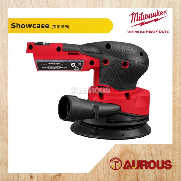 MILWAUKEE M18 FUEL 125MM RANDOM ORBITAL SANDER M18 FROS125-0 (BARE TOOL) - Image 3
