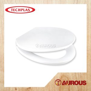 TECHPLAS HEAVY DUTY SUPREME SOFT CLOSE TOILET SEAT & COVER (TSS-4126 - 1.65KG)