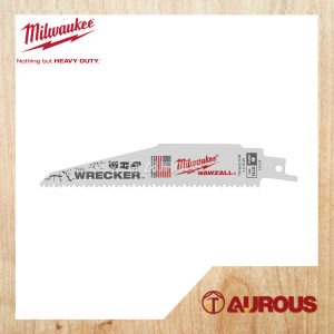 MILWAUKEE 6'' 7/11 TPI MULTI MATERIAL WRECKER SAWZALL BLADE 48-00-5701 (5 PCS/PKT)