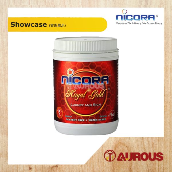 Nicora Water Base Royal Gold Paint 1KG - Image 2