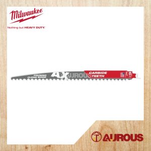 MILWAUKEE 12'' 3TPI AX PRUNING SAWZALL BLADE WITH CARBIDE TEETH 48-00-5333 (3 PCS/PKT)