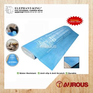 1.5MM/3.0MM (1M X 10M) ELEPHANT KING CONSTRUCTION FLOOR MAT / ANTI SLIP WATERPROOF PROTECTOR MAT (EFP110 / EFP3110)