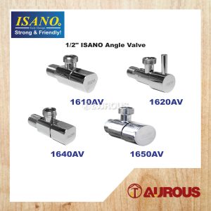 ISANO 1600 SERIES 1/2“ (15MM) ANGLE VALVE (1610AV/1620AV/1640AV/1650AV)