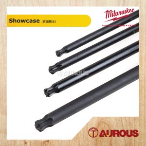 MILWAUKEE 9 KEY L-FORM TORX KEY SET 4932492693 (SIZE T8 - T40) - Image 4