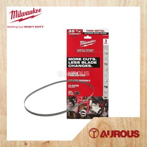 MILWAUKEE 35-3/8'' 12/14TPI EXTREME THIN METAL BANDSAW BLADES FOR M18 FBS85 (3PCS/PKT) 48-39-0619