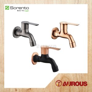 SORENTO BATHROOM TOILET BIB TAP WATER TAP SRTWT5866 (GUN METAL / FULL ROSE GOLD / ROSE GOLD+MATT BLACK)