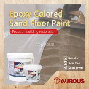 HECA INTERIOR & EXTERIOR EPOXY COLORED SAND SELF LEVELING FLOOR PAINT WATERPROOF PAINT (1KG / 7KG)