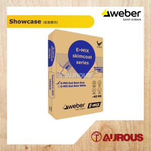 Alternative view of E MIX SKIMCOAT EASI BASE PREMIXED CEMENT-BASED PLASTER FOR WALL AND CEILING IN DRY OR WET INTERIOR ONLY 40KG (WHITE/GREY)