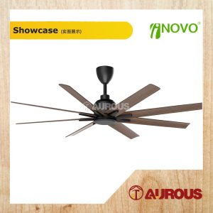 Alternative view of REGAIR INOVO TITANIUM 72'' CEILING FAN 8 BLADES WITH DC MOTOR 8+8 SPEED FORWARD REVERSE TITANIUM72 (MATT BLACK / MATT WHITE / MB+MH)  