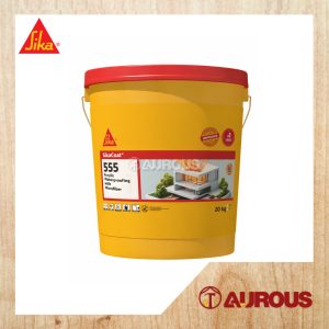SIKA SIKACOAT 555 MICRO-FIBER REINFORCED ACRYLIC WATERPROOFING COATING 20KG - GREY