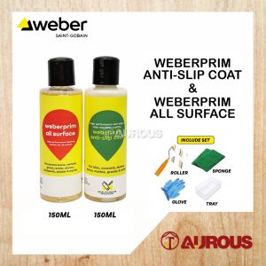 WEBERPRIM ALL SURFACE & ANTI-SLIP COATING CLEANING SET 150ML (CLEAR)