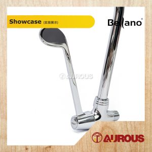 Alternative view of BELLANO BRASS MEDICAL ELBOW ACTION WALL MOUNTED SINK TAP (BMT_20603_SS)