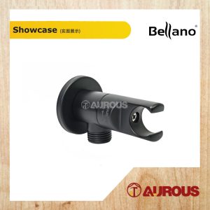 Alternative view of BELLANO STAINLESS STEEL BLN ANGLE VALE WITH 'C' HANDLE (BLACK) BLN_1741_BK