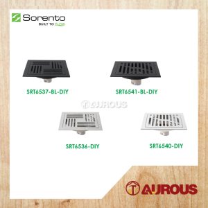 SORENTO ANTI ODOUR FLOOR GRATING FLOOR TRAP 150MM X 150MM (SRT6536/SRT6540/SRT6537-BL/SRT6541-BL)
