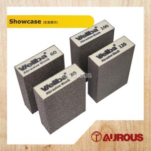 Alternative view of ABRASIVE SANDING SPONGE BLOCK WASHABLE AND REUSABLE SANDPAPER BLOCK (GRIT : 60/80/100/120)