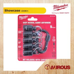 Alternative view of MILWAUKEE BIT HOLDER WITH CARABINER 48-32-4537 (5PCS SET)